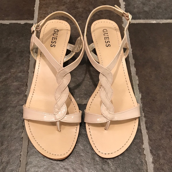 Guess Shoes - Nude wedge sandals